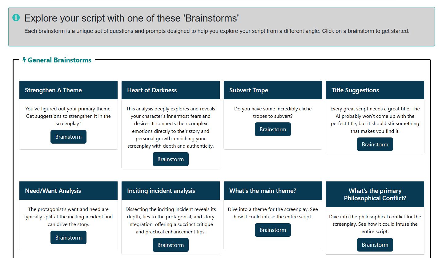 Brainstorm screenshot 1