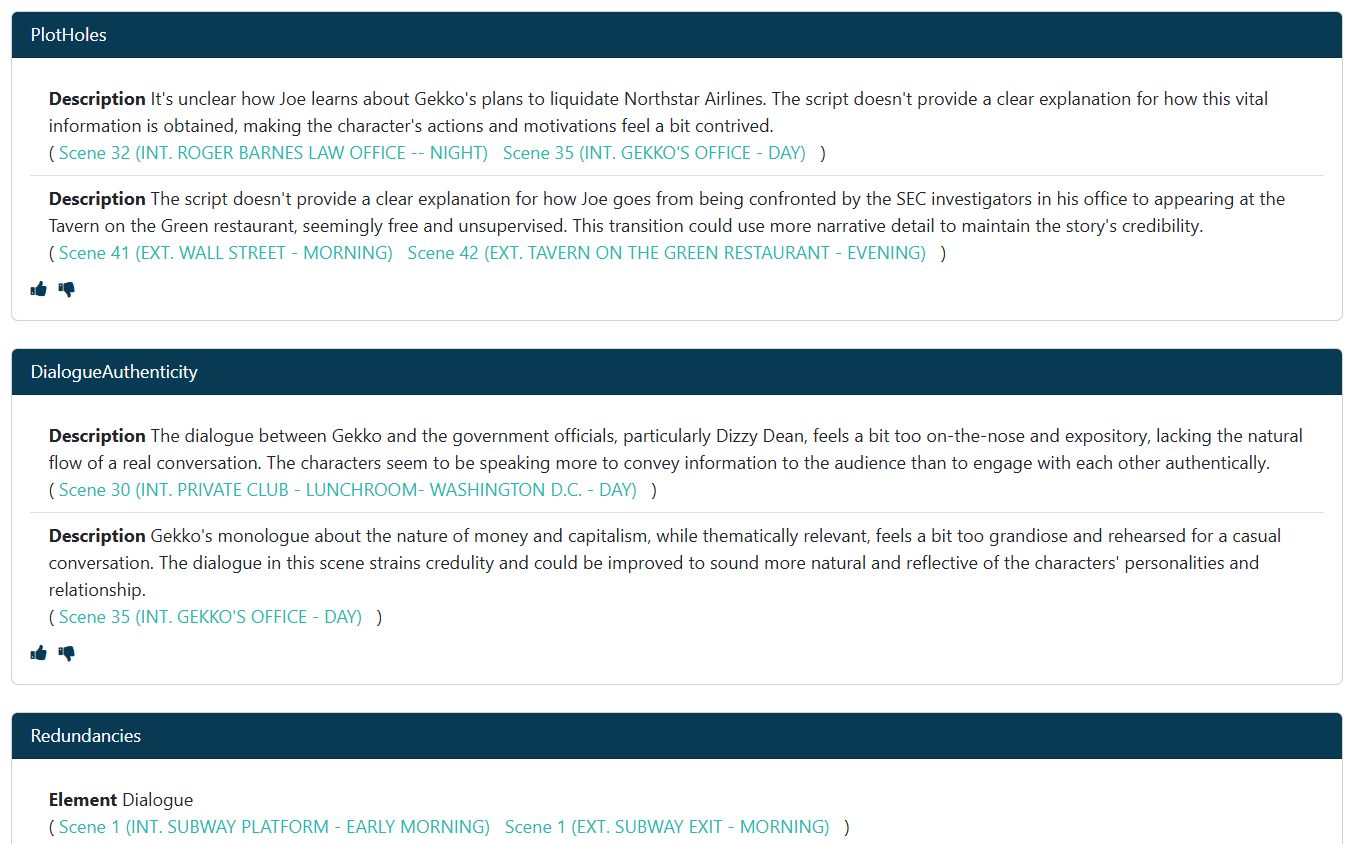 Inconsistency analysis example 1